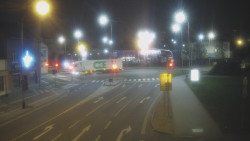 Křižovatka ulic Komenského a Velké Novosady