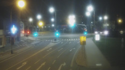 Křižovatka ulic Komenského a Velké Novosady