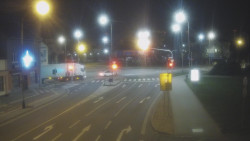 Křižovatka ulic Komenského a Velké Novosady