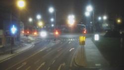 Křižovatka ulic Komenského a Velké Novosady