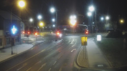 Křižovatka ulic Komenského a Velké Novosady