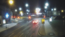 Křižovatka ulic Komenského a Velké Novosady