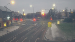 Křižovatka ulic Komenského a Velké Novosady