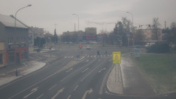 Křižovatka ulic Komenského a Velké Novosady