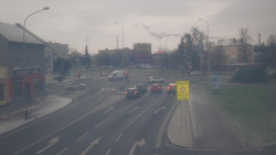 Křižovatka ulic Komenského a Velké Novosady