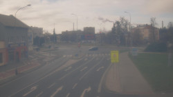 Křižovatka ulic Komenského a Velké Novosady