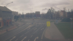 Křižovatka ulic Komenského a Velké Novosady