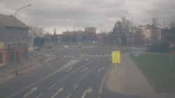 Křižovatka ulic Komenského a Velké Novosady