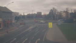 Křižovatka ulic Komenského a Velké Novosady