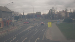 Křižovatka ulic Komenského a Velké Novosady