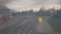 Křižovatka ulic Komenského a Velké Novosady