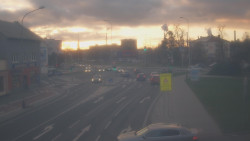 Křižovatka ulic Komenského a Velké Novosady