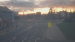 Křižovatka ulic Komenského a Velké Novosady