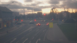 Křižovatka ulic Komenského a Velké Novosady