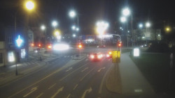 Křižovatka ulic Komenského a Velké Novosady