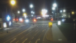 Křižovatka ulic Komenského a Velké Novosady