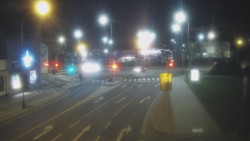 Křižovatka ulic Komenského a Velké Novosady