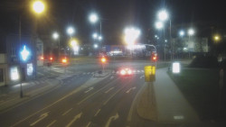 Křižovatka ulic Komenského a Velké Novosady