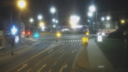 Křižovatka ulic Komenského a Velké Novosady