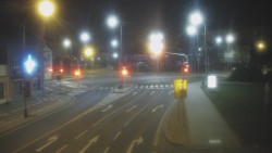 Křižovatka ulic Komenského a Velké Novosady