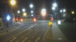 Křižovatka ulic Komenského a Velké Novosady