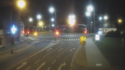 Křižovatka ulic Komenského a Velké Novosady