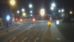 Křižovatka ulic Komenského a Velké Novosady