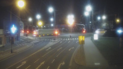 Křižovatka ulic Komenského a Velké Novosady