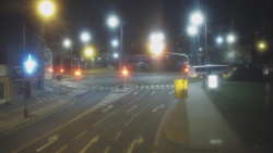 Křižovatka ulic Komenského a Velké Novosady