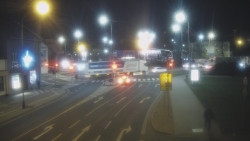 Křižovatka ulic Komenského a Velké Novosady