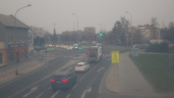 Křižovatka ulic Komenského a Velké Novosady