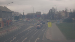 Křižovatka ulic Komenského a Velké Novosady