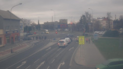 Křižovatka ulic Komenského a Velké Novosady