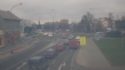 Křižovatka ulic Komenského a Velké Novosady