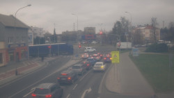 Křižovatka ulic Komenského a Velké Novosady