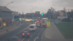 Křižovatka ulic Komenského a Velké Novosady