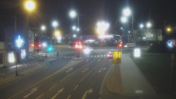 Křižovatka ulic Komenského a Velké Novosady