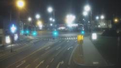 Křižovatka ulic Komenského a Velké Novosady