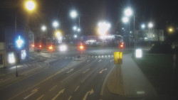 Křižovatka ulic Komenského a Velké Novosady