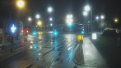 Křižovatka ulic Komenského a Velké Novosady