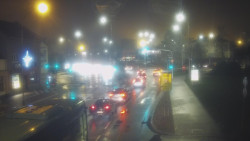 Křižovatka ulic Komenského a Velké Novosady