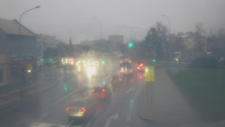 Křižovatka ulic Komenského a Velké Novosady