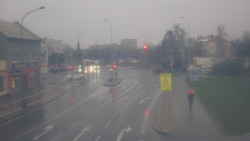 Křižovatka ulic Komenského a Velké Novosady