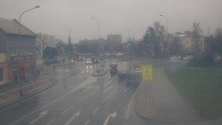 Křižovatka ulic Komenského a Velké Novosady