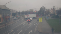 Křižovatka ulic Komenského a Velké Novosady