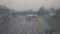 Křižovatka ulic Komenského a Velké Novosady