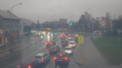 Křižovatka ulic Komenského a Velké Novosady