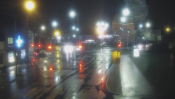 Křižovatka ulic Komenského a Velké Novosady