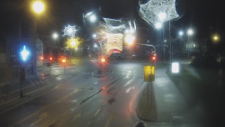 Křižovatka ulic Komenského a Velké Novosady