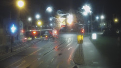 Křižovatka ulic Komenského a Velké Novosady